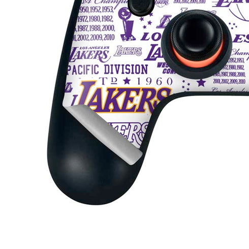 NBA LA Lakers Historic Blast Google Stadia Controller Skin